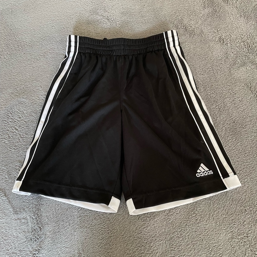 Black adidas shorts